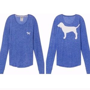 Vs Pink Cozy Jersey Sleep Shirt Top Pajama S